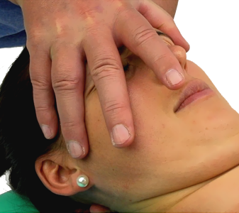 Atlantooccipitální skloubení (C0-1) – anteflexe (ATLANTOOCPITAL JOINT (C0-1) – ANTEFLEXION)