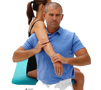 Ramenní kloub – trakce vsedě (SHOULDER JOINT – SITTING TRACTION)